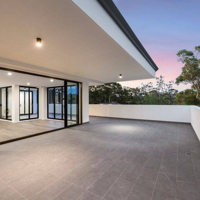 Luxurious Living Room with Large Glass Windows