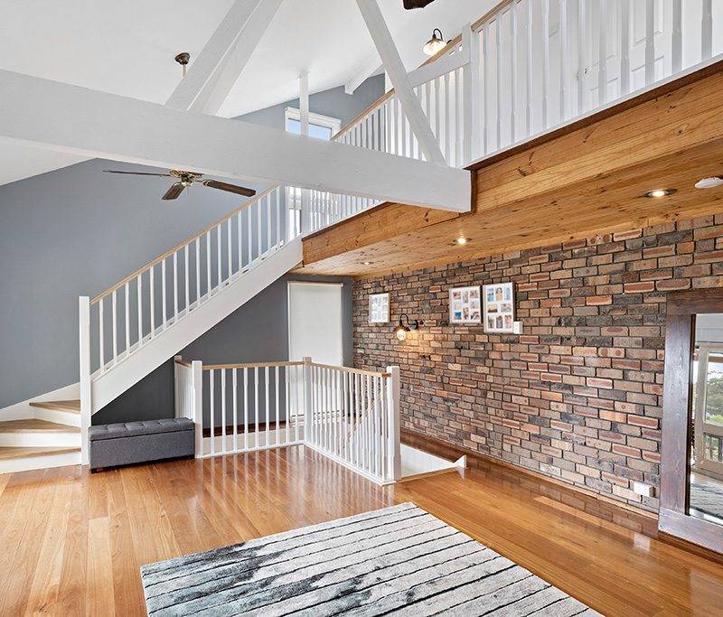 Spacious Hallway with Wooden Flooring