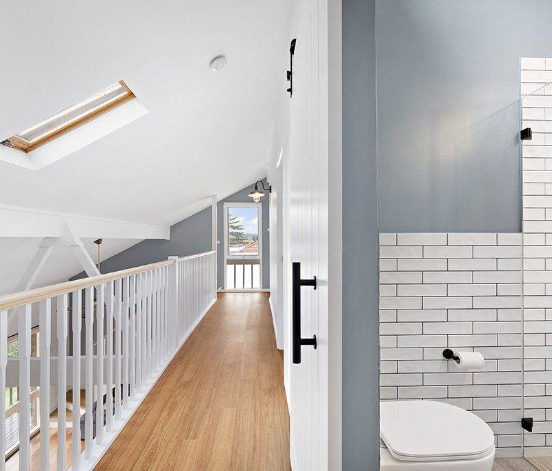 Modern Hallway Design with Wooden Floors